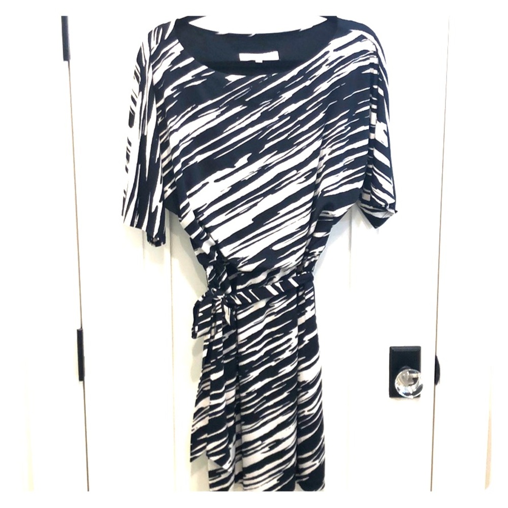 Trina Turk Black White Dress